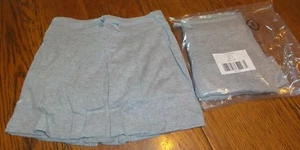 Sz 5 Lot of 2 Gymboree UNIFORM Girls Heather Grey Cotton Pleated Skirt Skort Bow - Picture 1 of 3
