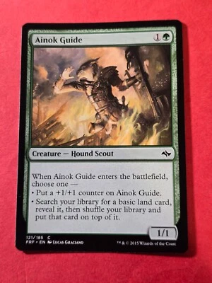 2015 Magic The Gathering Fate Reforged #121 Ainok Guide, C, G, NF, cd1 - Image 1 of 3