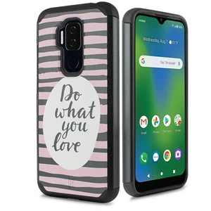 Für Cricket Influence AT&T Maestro Plus stoßfeste Hybrid Handy Hülle Cover  - Bild 1 von 9