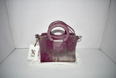 HOBO Heidi Mini Satchel Metallic Leather in Violet Metallic #VI-35900VIO NWT - Image 1 of 4