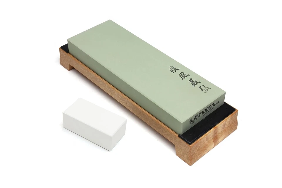 Afilador de cuchillos japonés Yoshihiro grado profesional Toishi piedra de afilar agua... Foto 1 de 4