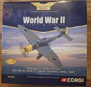 Corgi Aviation AA32505 JU87B-2 Stuka Austria 1941 Diecast 1/72 Model - Picture 1 of 5
