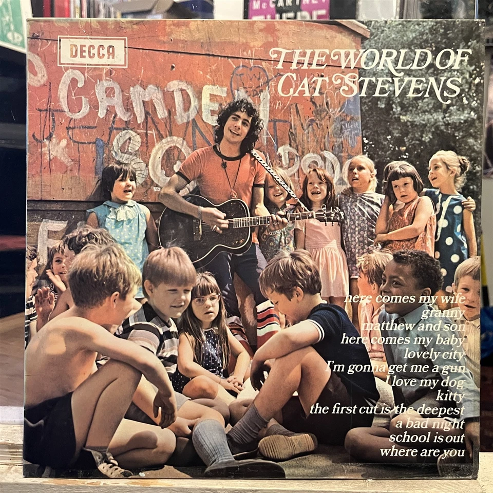 [ROCK/POP/FOLK]~EXC LP~CAT STEVENS~The World Of Cat Stevens~[1970~DECCA]~UK Impo - Image 1 of 4