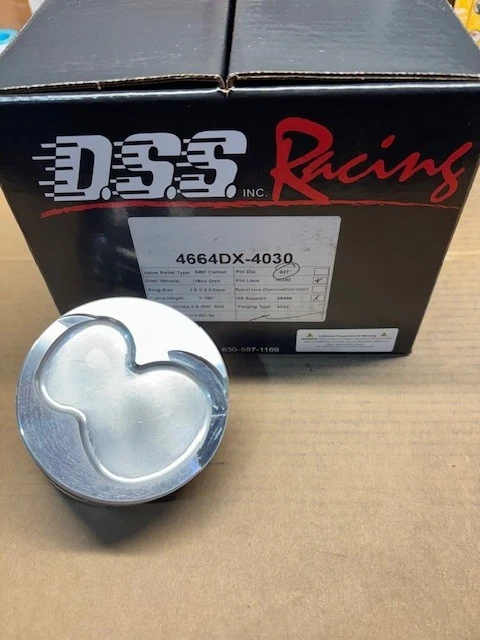 408 SBF 克利夫兰/老板锻造 -18cc 盘顶 DSS 赛车 GSX 活塞。 4.030英寸孔 — 第 1/1 张图片