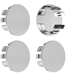 2.4Inch 62MM Wheel Center Caps, Pack of 4 Chrome Outer 62MM, Inner 56MM Hub - Bild 1 von 4