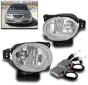FOR 2007-2008 ACURA TL FRONT LOWER DRIVING FOG LIGHT CHROME +50W 8K XENON HID - Picture 1 of 4