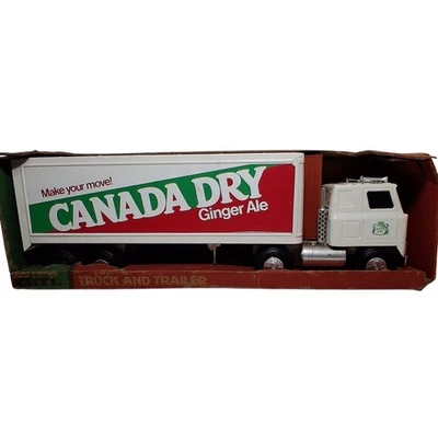 "Camión de metal de 18 ruedas seco ERTL Canadá de colección 22"" bonito en caja original" Foto 1 de 4