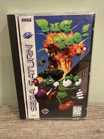 Bug Too (Sega Saturn, 1996) Complete w/ Manual & Registration - Tested