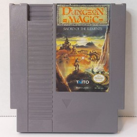 Dungeon Magic Sword of the Elements NES Nintendo Tested Working Authentic