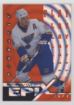 Pinnacle Epix Orange Play Brett Hull 1997-98 #E18 Salón de la fama Foto 1 de 2