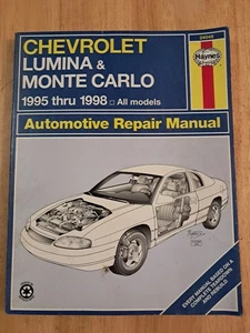 Chevrolet Lumina & Monte Carlo 1995-1998 Haynes 24048 Automotive Repair Manual - Foto 1 di 9