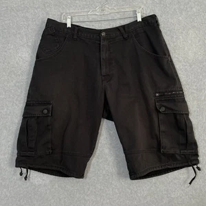 Air Jordan Cargo Shorts Men’s Black Size 38 Y2K Jean Shorts - Picture 1 of 18