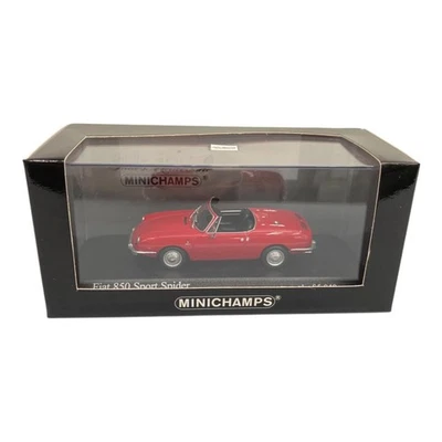 MINICHAMPS Fiat 850 Sport Spider 1/43 Model Car Mint Condition JAPAN - Image 1 of 4