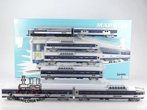 LR704 H0 ~AC DIGITAL SOUND MÄRKLIN 26490 tren de viaje "Blue Bird" de WABASH - EMBALAJE ORIGINAL - Imagen 1 de 17