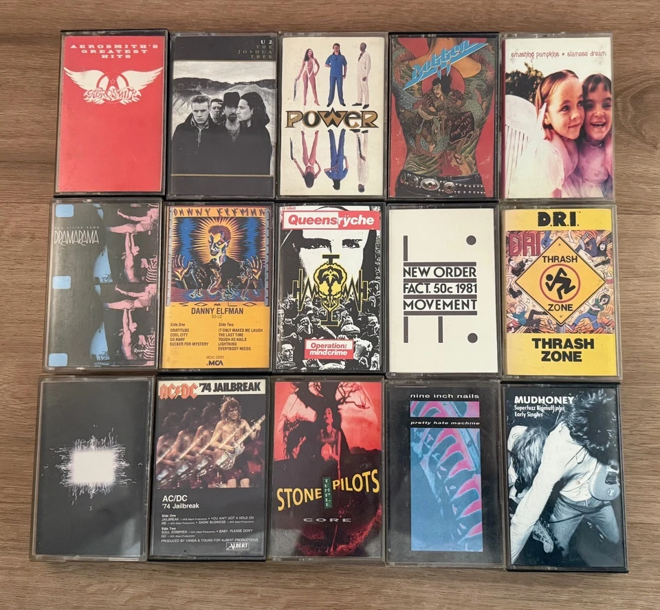 $1.95 and Up 80s 90s Rock, Metal, Pop Cassette - Used - Build Your Own Bundle - Image 1 of 1