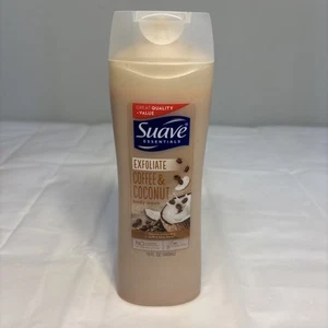 Suave Essentials Coffee & Coconut Exfoliate Body Wash 15 oz Discontinued - Picture 1 of 7