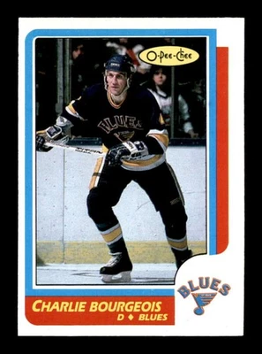 1986 O-Pee-Chee #239 Charlie Bourgeois   NM/NM+ X3542385 - Image 1 of 3