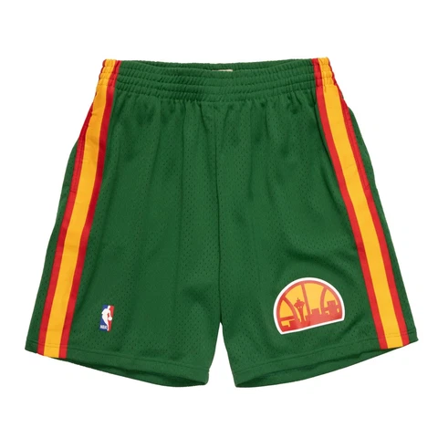 Mens Mitchell & Ness NBA Reload 2.0 Swingman Shorts Supersonics 1994 Cover