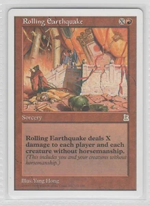 Magic The Gathering : Portal Three Kingdoms : Rolling Earthquake : NM : English - Picture 1 of 1