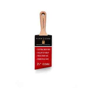 Fine Line Professional Tip Angle Sash Paintbrush, 2.5 Inch - Picture 1 of 9
