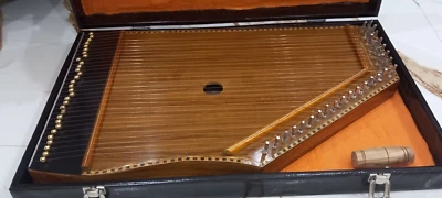 Swarmandal Harp Instrument Machine Headed gourd wire duty free delivery - Image 1 of 4