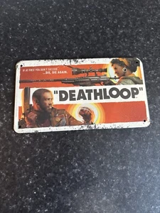 Deathloop - Exclusive Metal Plate (Bethesda, 2021) - Picture 1 of 3