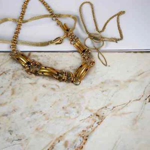 Bohemian Chunky Costume Jewelry Lot 3 Necklaces Set Trendy Affordable Gift - Picture 1 of 7