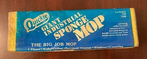 Quickie Giant Industrial Sponge Mop Refill 710 7102 Vintage New NOS Made USA - Picture 1 of 5