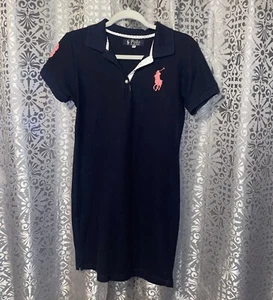 Polo Dress Girls Large Blue - Picture 1 of 7