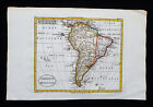 1785 GUTHRIE: rare Map South America, Brazil, Argentina, Chile, Peru, Colombia..