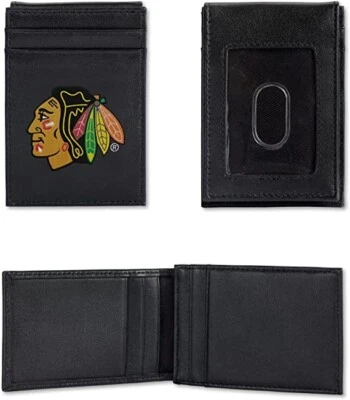 Chicago Blackhawks NHL Embroidered Front Pocket Wallet - Image 1 of 3