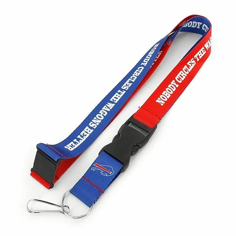 Buffalo Bills NFL Slogan Breakaway Lanyard Key Ring Cover