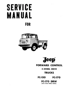 1957 1960 1961 1962 1963 1964 Jeep Fc150 Fc170 Shop Service Repair Book Manual - Picture 1 of 1