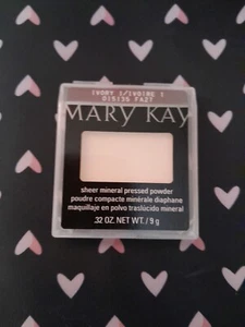 MARY KAY PRESSED POWDER SHEER MINERA IVORY 1 - Picture 1 of 3
