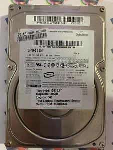 Hard Disk Usato IDE 3,5" 40gb SAMSUNG SP0411N 0611J2FW831544 2003.08 - Foto 1 di 4