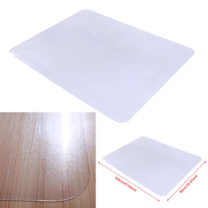 Chair Desk Floors Mat Anti-Slip For Hard Wood Floor PVC 48" x 36" Transparent - Picture 1 of 2