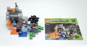 LEGO Minecraft The Cave 21113 Pre-Owned Complete Set NO BOX [Retired]