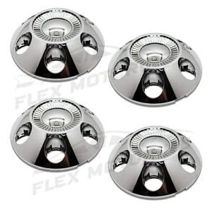 Set of 4 Chrome Center Hub Caps FOR 2008 Ford F-150 Harley Davidson - Picture 1 of 4