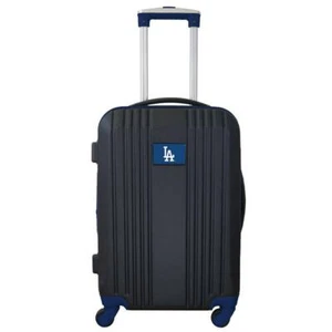 Denco Suitcase 21" 2-Tone Carry-On 4-Wheel Spinner Hardcase ABS Plastic in Black - Picture 1 of 6