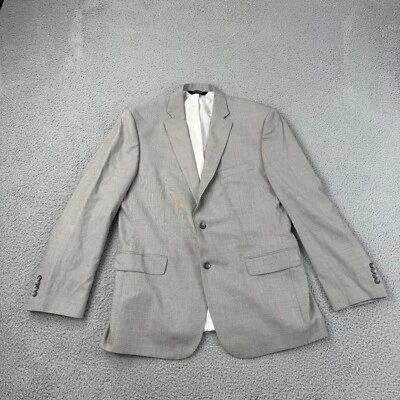 Blazer Jos A Bank Para Hombres 44L Lana Algodón Ajuste A Medida Traje Chaqueta Abrigo Deportivo Foto 1 de 4