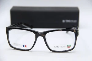 NEW TAG HEUER TH 0536 002 GREY MARBLE AUTHENTIC FRAMES EYEGLASSES 56-18 - Picture 1 of 5