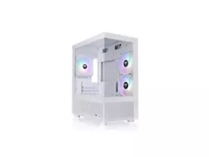 Thermaltake View 170 TG ARGB Snow Micro-ATX Case; 3x120mm ARGB Fans included; Su - Picture 1 of 7