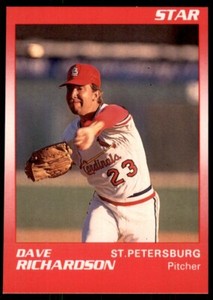 1990 Star Dave Richardson St. Petersburg Cardinals #20