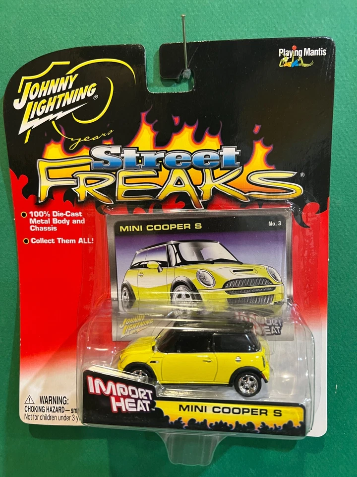 Johnny Lightning Street Freaks Mini Cooper S 1/64 Diecast MOC BX35 - Image 1 of 1