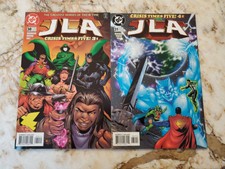 JLA #30 31 NM- WILDCAT 1 DEATH JSA 1999 CRISIS 1 MORRISON HIGH GRADE COMICS