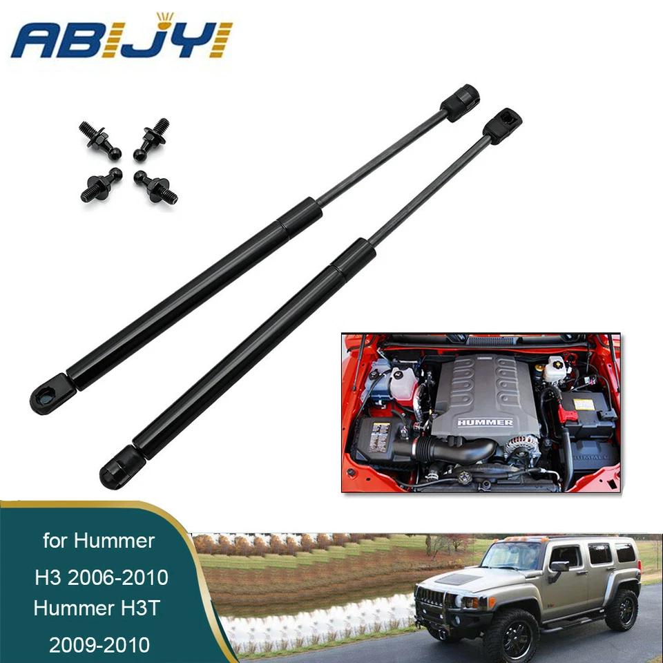 Vehicle Front Bonnet Gas Boot Struts Hood Lift Support For Hummer H3 2006-2010 - Image 1 of 4