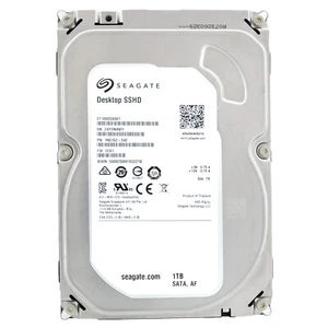 Disque Dur Seagate SSHD ST1000DX001 1TB 7200U/Min 64MB SATA III 3,5 Pouces - Imagen 1 de 5