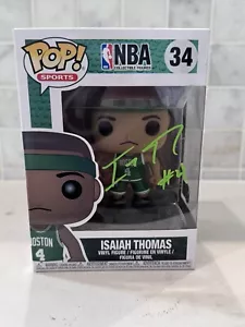 Funko 34 firmado por ISAIAH THOMAS Boston Celtics autógrafo certificado de autenticidad BAS Beckett - Imagen 1 de 12