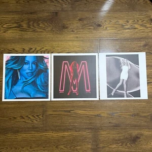 Mariah Carey *RARE* Caution 3 Piece Print Set - From Ltd Ed Vinyl Release - Picture 1 of 5