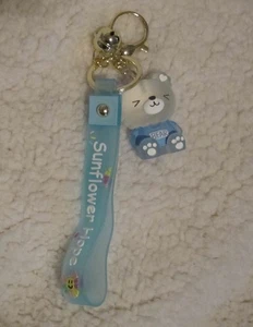Acrylic Glazed Jelly Bear Key Chain Charm Fashion Accessory Bag Charm Pendant - Picture 1 of 3